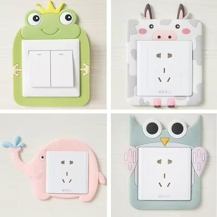 Cute Cartoon Power Socket Stickers