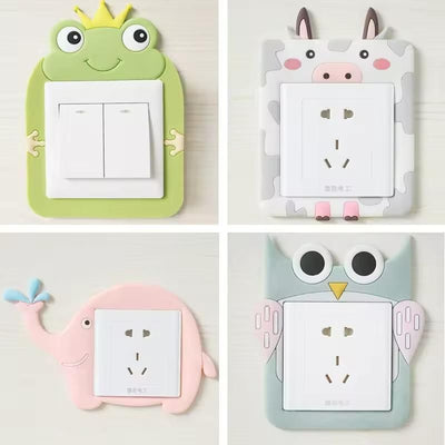 Cute Cartoon Power Socket Stickers